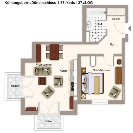 Duenenschloss Duenenschloss 1-37 * Kuehlungsborn